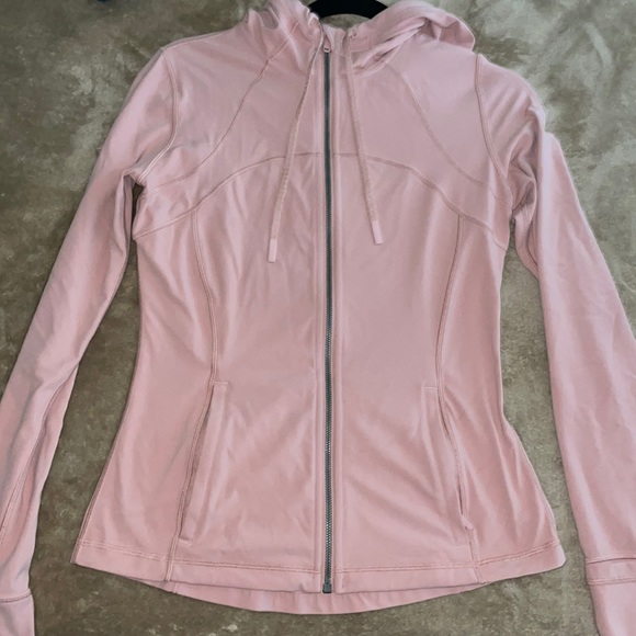 lululemon athletica Jackets & Blazers - Lululemon light pink Define jacket with hood Nulu, size 8